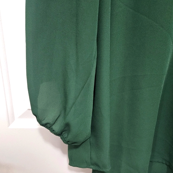 Torrid Harper Blouse Green Size 3 22/24 - Picture 3 of 5